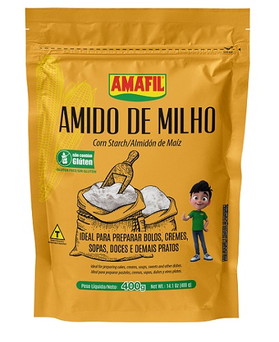 AMIDO DE MILHO AMAFIL 400G PLÁSTICO