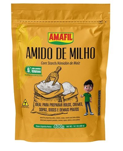 AMIDO DE MILHO AMAFIL 400G PLÁSTICO