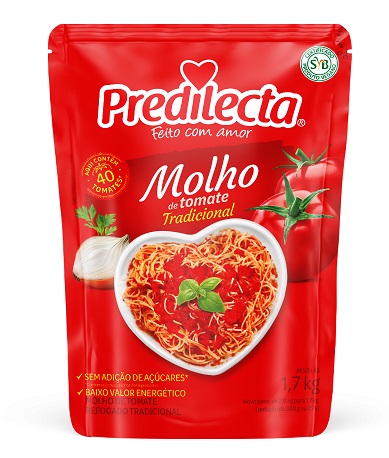 MOLHO DE TOMATE PREDILECTA DOY P 1,7KG TRADICIONAL