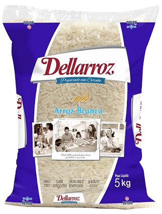 ARROZ BRANCO TIPO 1 DELLARROZ 5KG