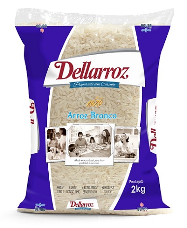 ARROZ BRANCO TIPO 1 DELLARROZ 2KG