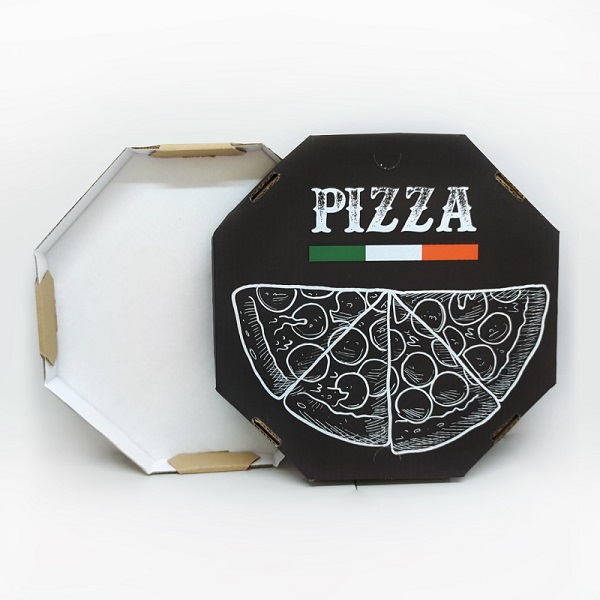 CAIXA DE PIZZA OCTV BLACK 30CM C/25UN CAIXA DE PIZZA OCTV BLACK 30CM C/25UN