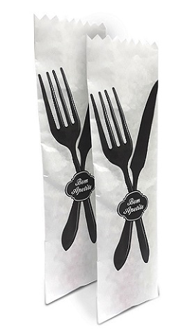 SACO DE PAPEL PARA TALHER MONO 26X9CM C/1000UND SACO DE PAPEL PARA TALHER MONO 26X9CM C/1000UND