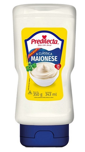 MAIONESE PREDILECTA TOP DOWN 350G