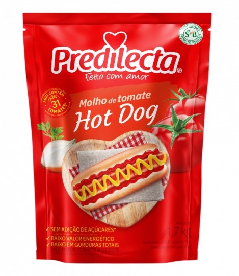 MOLHO DE TOMATE PREDILECTA DOY P 1,7KG HOT DOG