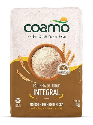 FARINHA DE TRIGO 01KG COAMO INTEGRAL