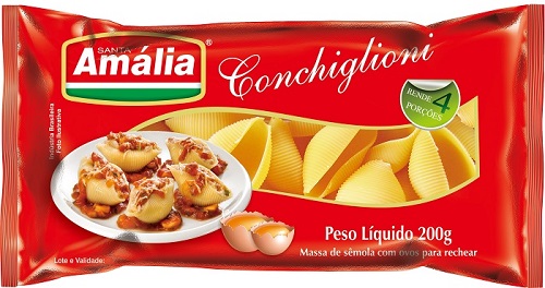 MACARRAO SANTA AMALIA COM OVOS 200G CONCHIGLIONI