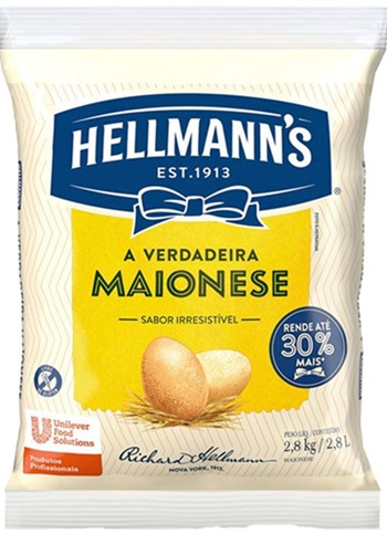 MAIONESE HELLMANNS BAG 2,8KG