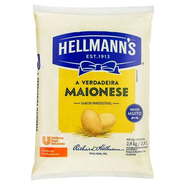 MAIONESE HELLMANN'S BAG 2,8KG