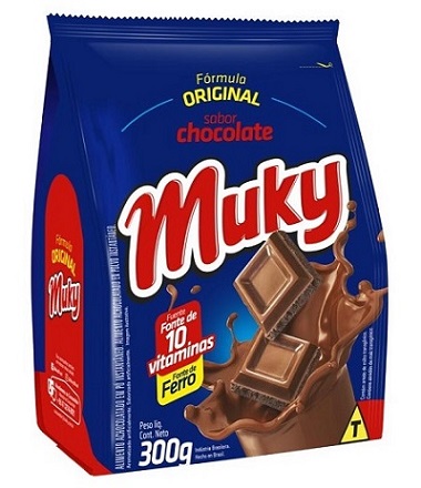 ACHOCOLATADO EM PÓ MUKY PACOTE  300G