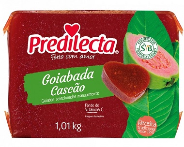 GOIABADA PREDILECTA BLOCO 1,010KG CASCAO