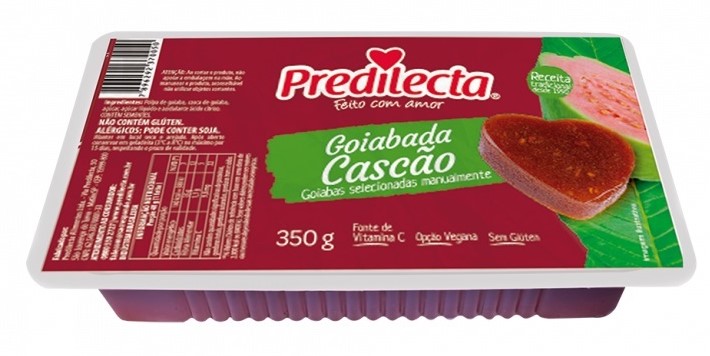 GOIABADA PREDILECTA BANDEJA 350G CASCAO