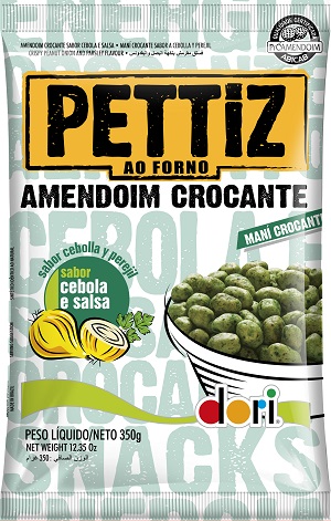 AMENDOIM 350G DORI PETTIZ CROCANTE CEBOLA/SALSA