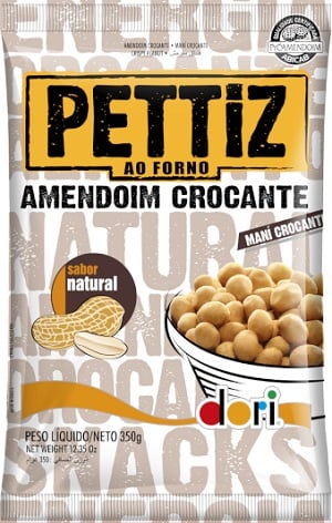 AMENDOIM 350G DORI PETTIZ CROCANTE NATURAL