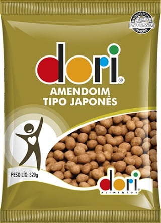 AMENDOIM 320G DORI TIPO JAPONES