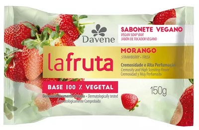 SABONETE LA FRUTA DAVENE 150G MORANGO