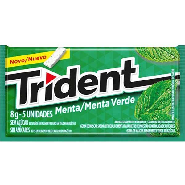 CHICLE TRIDENT MENTA  