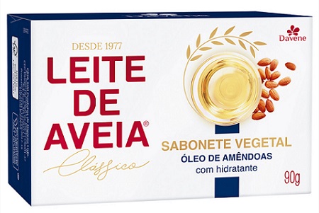 SABONETE LEITE DE AVEIA DAVENE 90G AMENDOAS