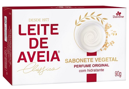 SABONETE LEITE DE AVEIA DAVENE 90G CLASSICO