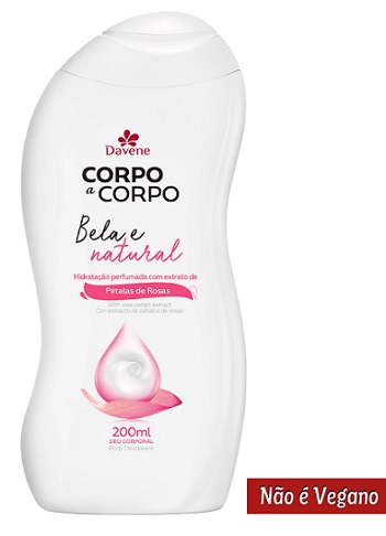 HIDRATANTE CORPO A CORPO DAVENE 200ML NATURAL