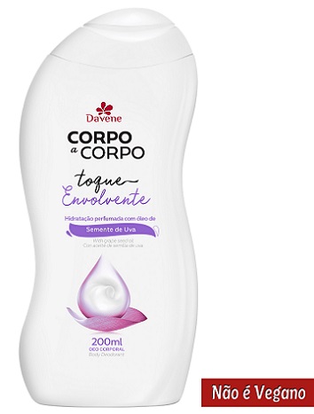 HIDRATANTE CORPO A CORPO DAVENE 200ML ENVOLVENTE