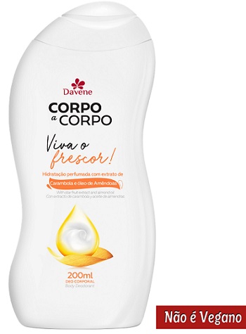 HIDRATANTE CORPO A CORPO DAVENE 200ML FRESCOR