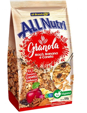 GRANOLA ALLNUTRI 500G MACA/BANANA/CANELA