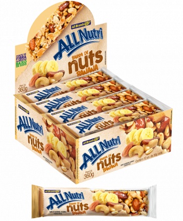 BARRA NUTS ALLNUTRI 30G BANANA