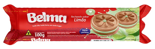 BISCOITO RECHEADO 100G BELMA LIMÃO