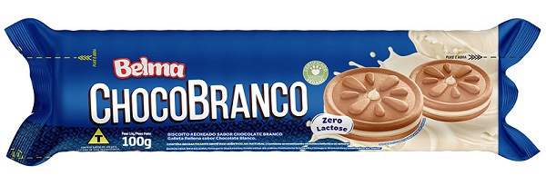 BISCOITO RECHEADO100G BELMA CHOCOBRANCO