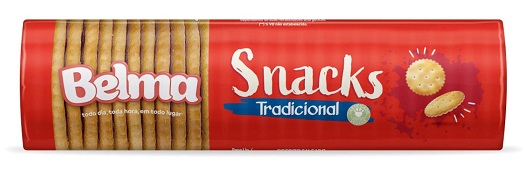 BISCOITO SNACKS 90G BELMA TRADICIONAL