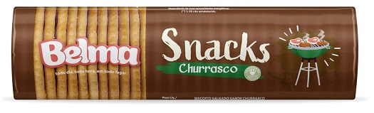 BISCOITO SNACKS 90G BELMA CHURRASCO