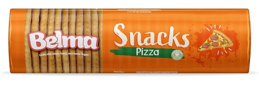 BISCOITO SNACKS 90G BELMA PIZZA