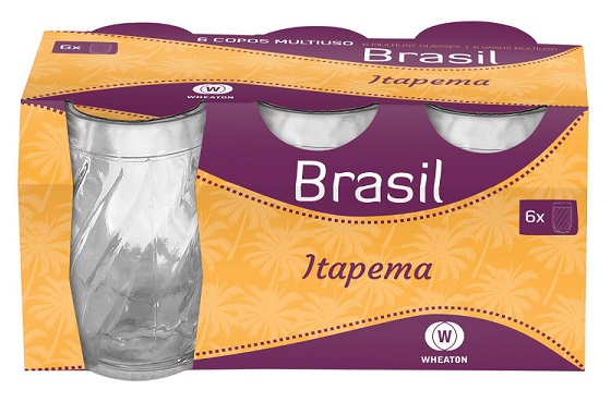 CONJUNTO DE COPO WHEATON ITAPEMA 330ML C/6UN