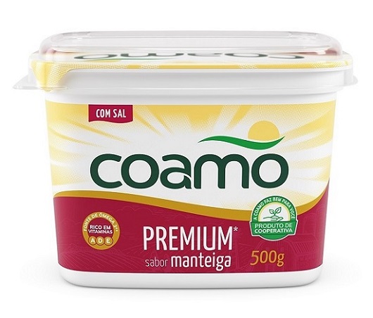 MARGARINA COAMO PREMIUM 500G 80% LIP