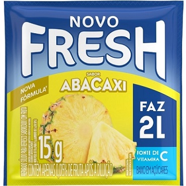 REFRESCO EM PO FRESH 15G ABACAXI