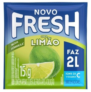 REFRESCO EM PO FRESH 15G LIMAO