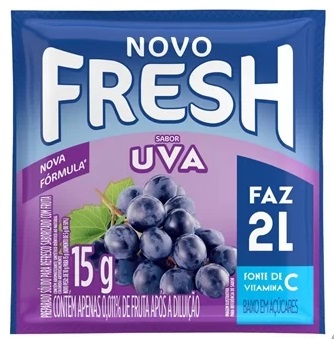 REFRESCO EM PO FRESH 15G UVA