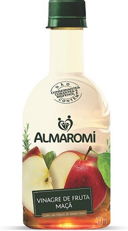 VINAGRE ALMAROMI PT 400ML MAÇA ERVAS FINAS