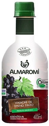 VINAGRE ALMAROMI PT 400ML VINHO ORGANICO