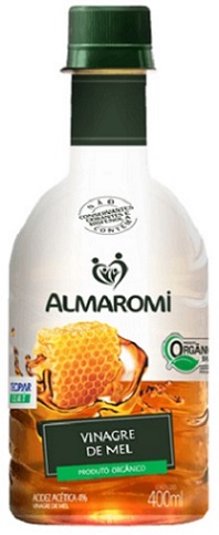 VINAGRE ALMAROMI PT 400ML MEL ORGANICO