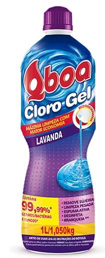 CLORO EM GEL Q-BOA 1L LAVANDA CLORO EM GEL Q-BOA 1L LAVANDA
