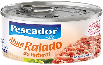 ATUM PESCADOR RALADO 140G AO NATURAL