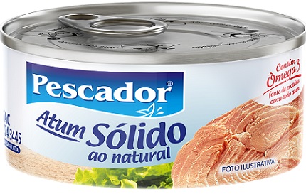 ATUM PESCADOR SOLIDO 140G AO NATURAL