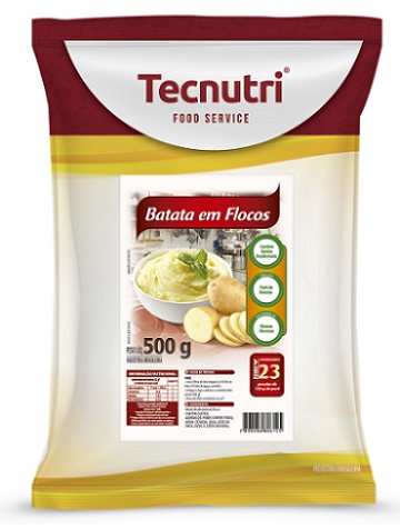 PURE EM FLOCOS  DE BATATA 500G TECNUTRI