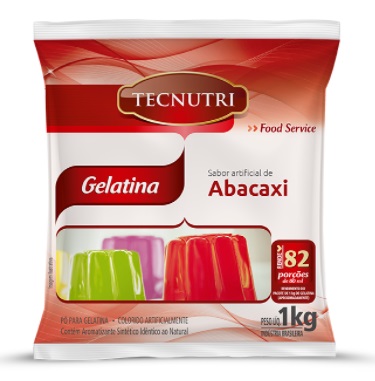 GELATINA TECNUTRI 1KG ABACAXI