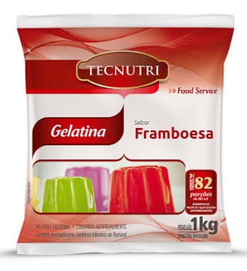 GELATINA TECNUTRI 1KG FRAMBOESA