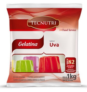 GELATINA TECNUTRI 1KG UVA