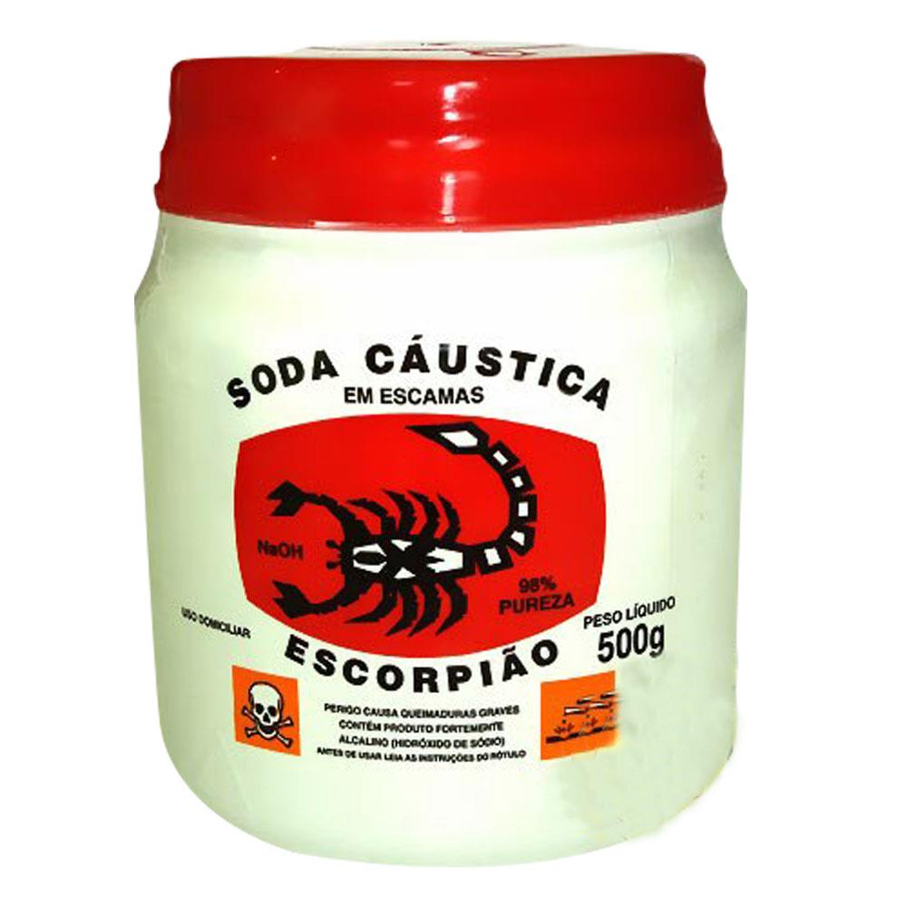 SODA CAUSTICA ESCORPIAO POTE 500G