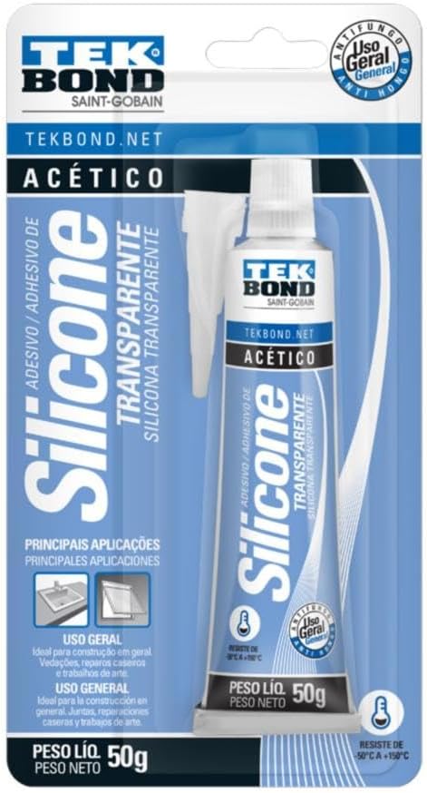 ADESIVO SILICONE ACETICO TEKBOND 50G